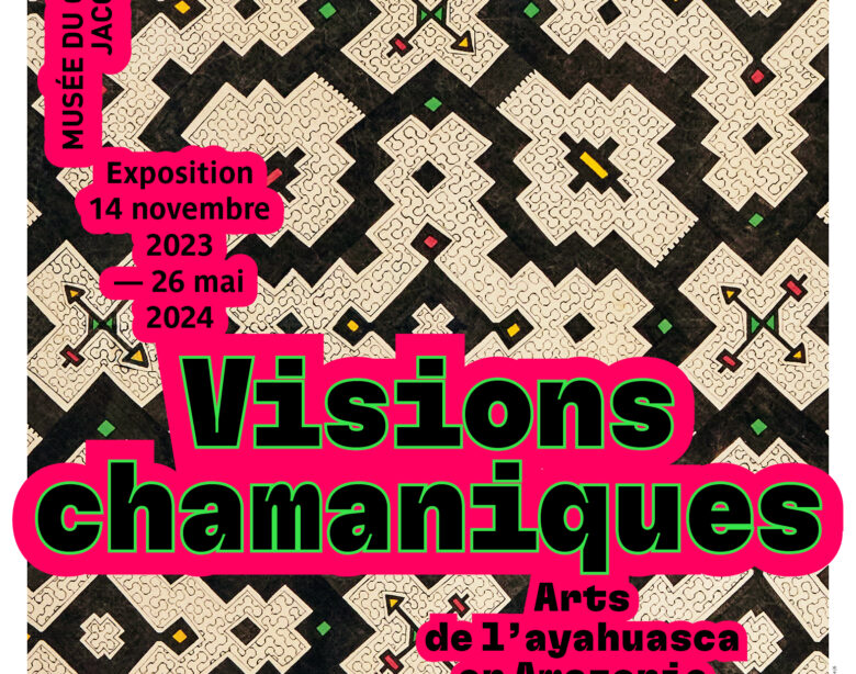 affiche de l'expo visions chamaniques